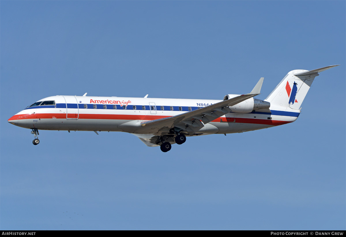 Aircraft Photo of N866AS | Bombardier CRJ-200ER (CL-600-2B19) | American Eagle | AirHistory.net #203168