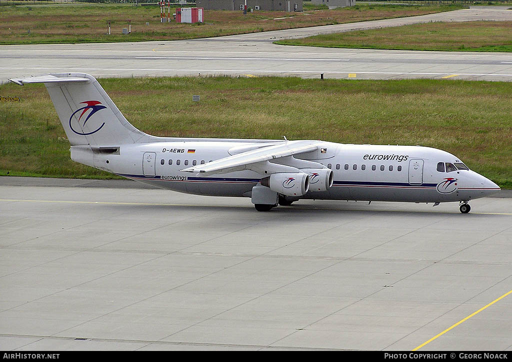 Aircraft Photo of D-AEWB | British Aerospace BAe-146-300 | Eurowings | AirHistory.net #203195