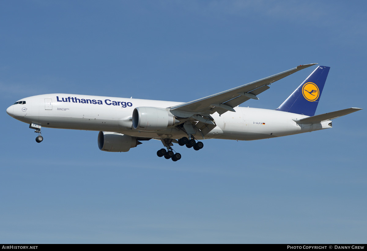 Aircraft Photo of D-ALFA | Boeing 777-FBT | Lufthansa Cargo | AirHistory.net #203206