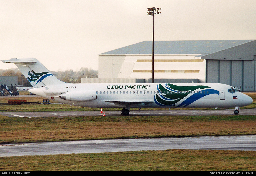 Aircraft Photo of RP-C1543 | McDonnell Douglas DC-9-31 | Cebu Pacific Air | AirHistory.net #203227