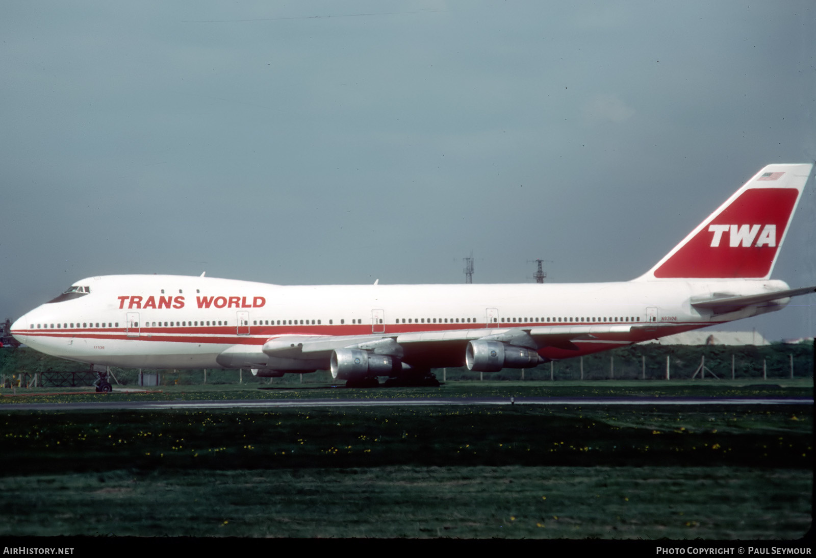 Aircraft Photo of N93106 | Boeing 747-131 | Trans World Airlines - TWA | AirHistory.net #203259