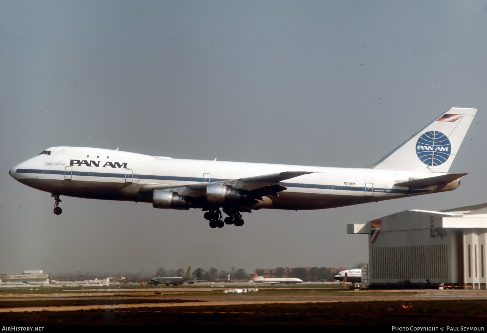 Aircraft Photo of N749PA | Boeing 747-121 | Pan American World Airways - Pan Am | AirHistory.net #203268