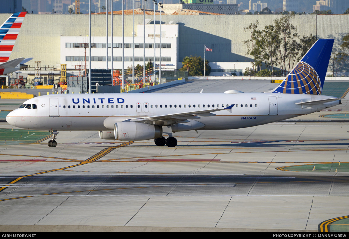 Aircraft Photo of N445UA | Airbus A320-232 | United Airlines | AirHistory.net #203279