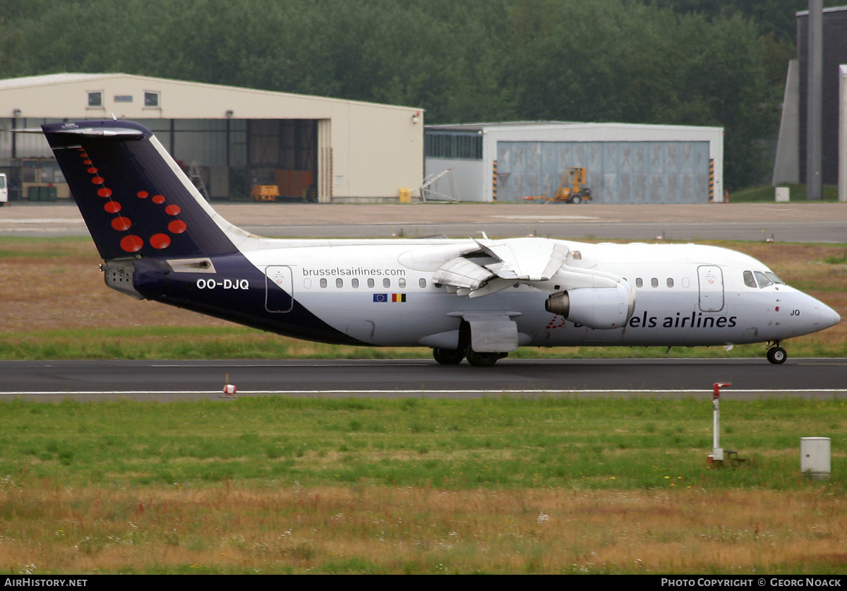Aircraft Photo of OO-DJQ | British Aerospace Avro 146-RJ85 | Brussels Airlines | AirHistory.net #203287