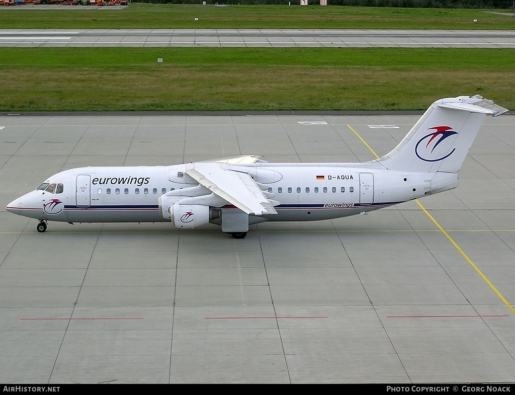 Aircraft Photo of D-AQUA | British Aerospace BAe-146-300 | Eurowings | AirHistory.net #203290