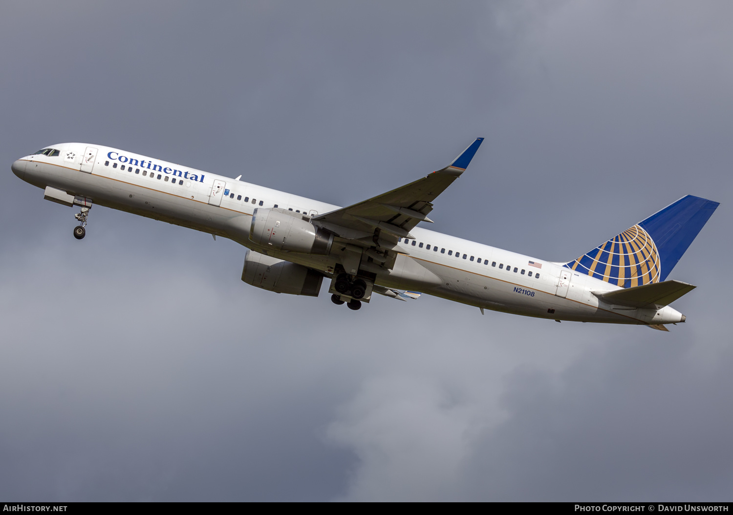 Aircraft Photo of N21108 | Boeing 757-224 | Continental Airlines | AirHistory.net #203297