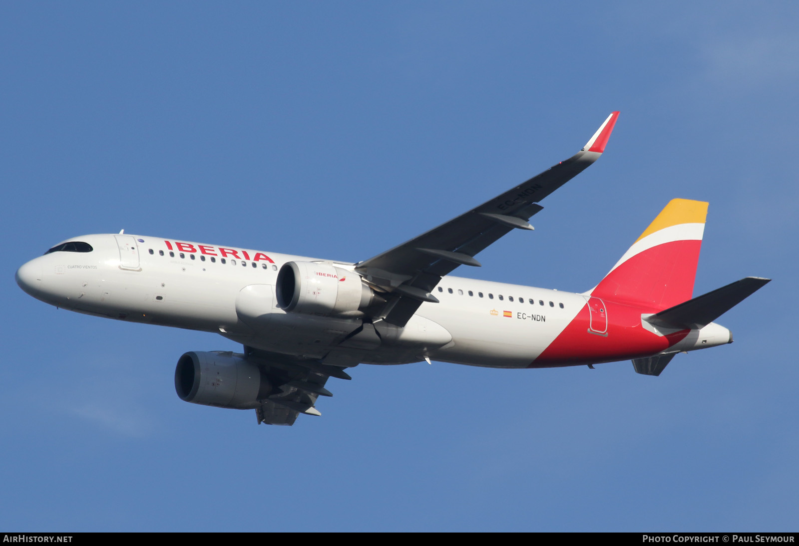 Aircraft Photo of EC-NDN | Airbus A320-251N | Iberia | AirHistory.net #203311