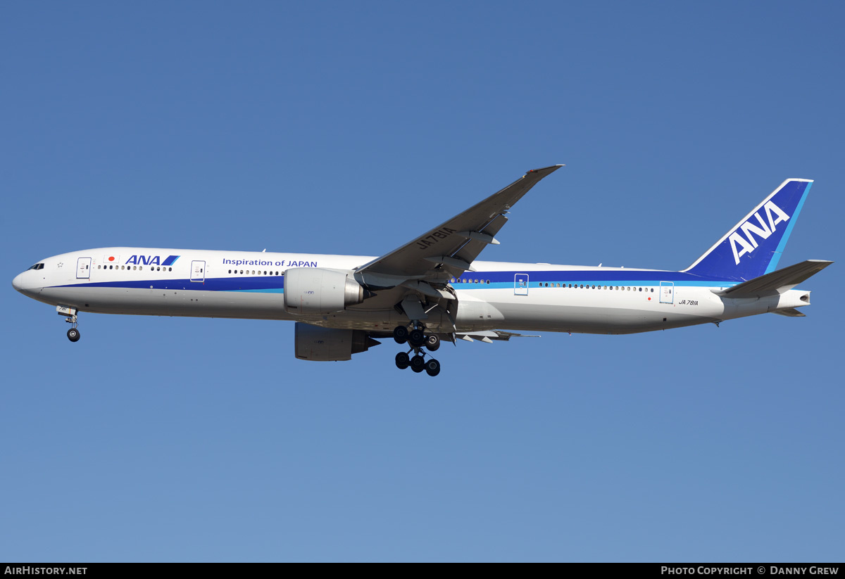 Aircraft Photo of JA781A | Boeing 777-381/ER | All Nippon Airways - ANA | AirHistory.net #203339