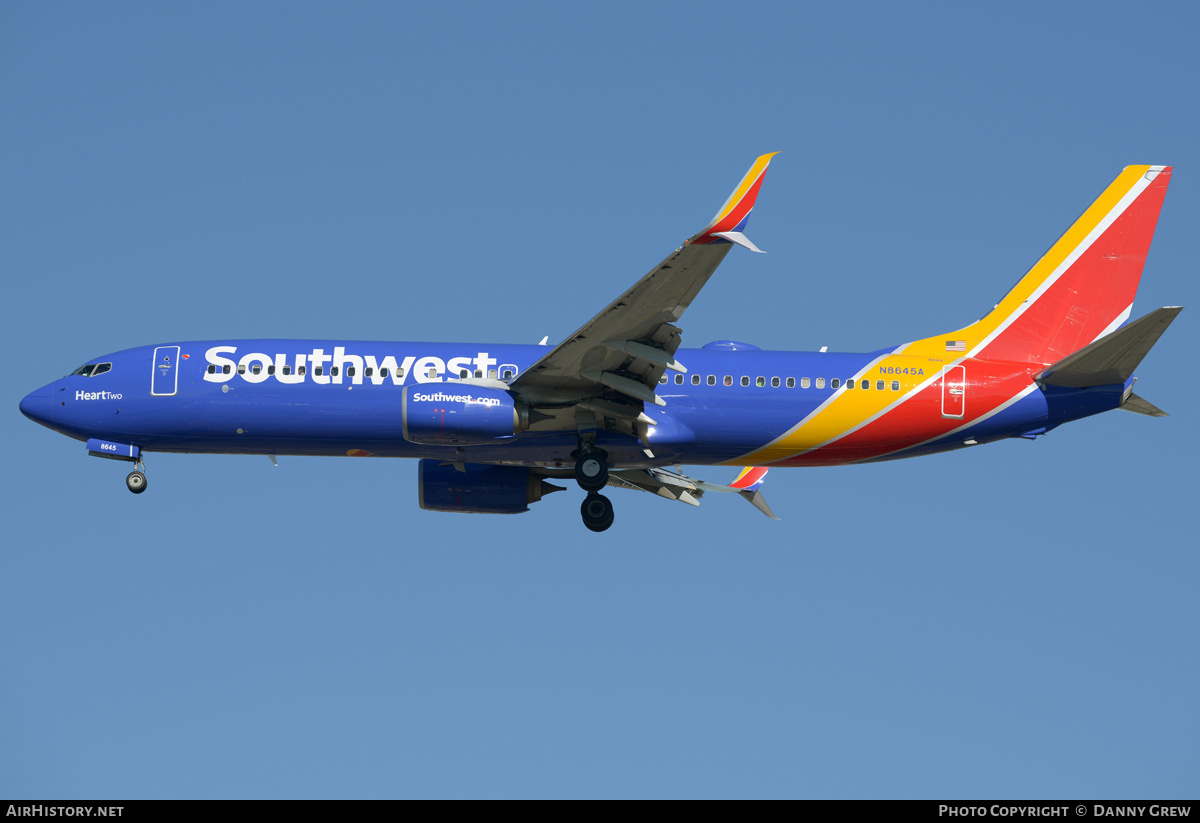 Aircraft Photo of N8645A | Boeing 737-8H4 | Southwest Airlines | AirHistory.net #203357