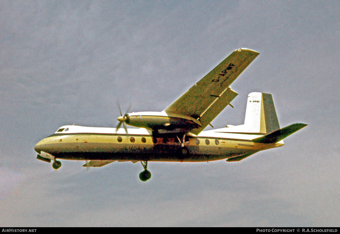 Aircraft Photo of G-APWF | Handley Page HPR-7 Herald 201 | Jersey Airlines | AirHistory.net #203404