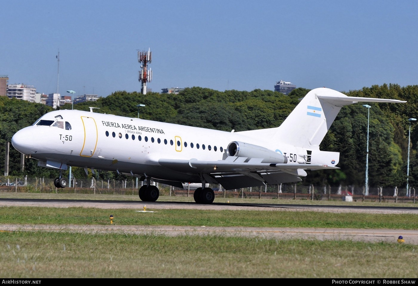 Aircraft Photo of T-50 | Fokker F28-1000 Fellowship | Argentina - Air Force | AirHistory.net #203409