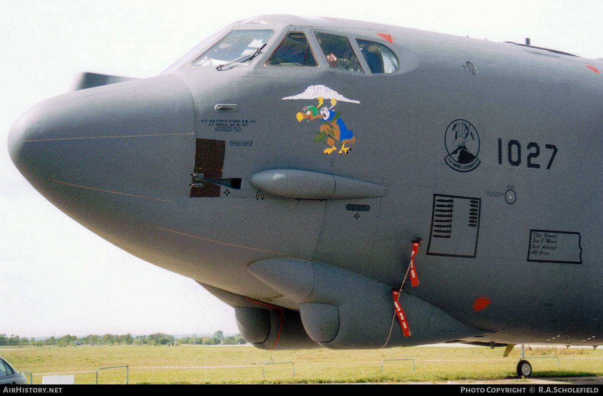 Aircraft Photo of 61-0027 | Boeing B-52H Stratofortress | USA - Air Force | AirHistory.net #203416