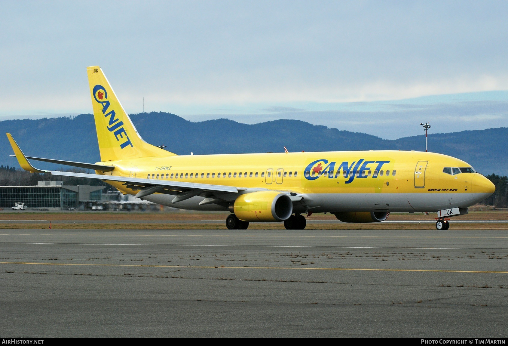 Aircraft Photo of C-GRWZ | Boeing 737-8K5 | CanJet Airlines | AirHistory.net #203433