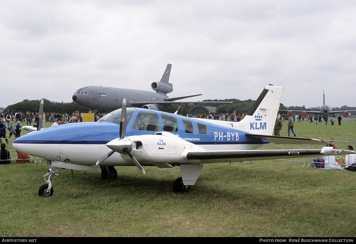 Aircraft Photo of PH-BYB | Beech 58 Baron | KLM Luchtvaartschool | AirHistory.net #203458