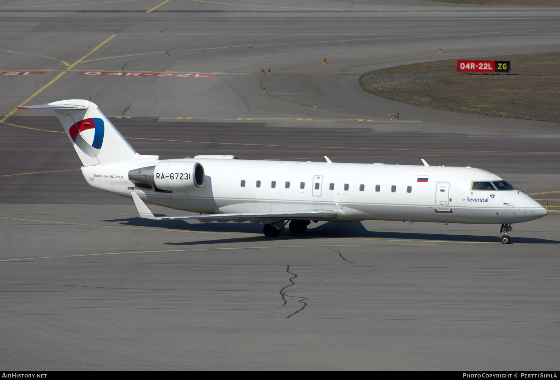 Aircraft Photo of RA-67231 | Bombardier CRJ-200LR (CL-600-2B19) | Severstal Avia | AirHistory.net #203485