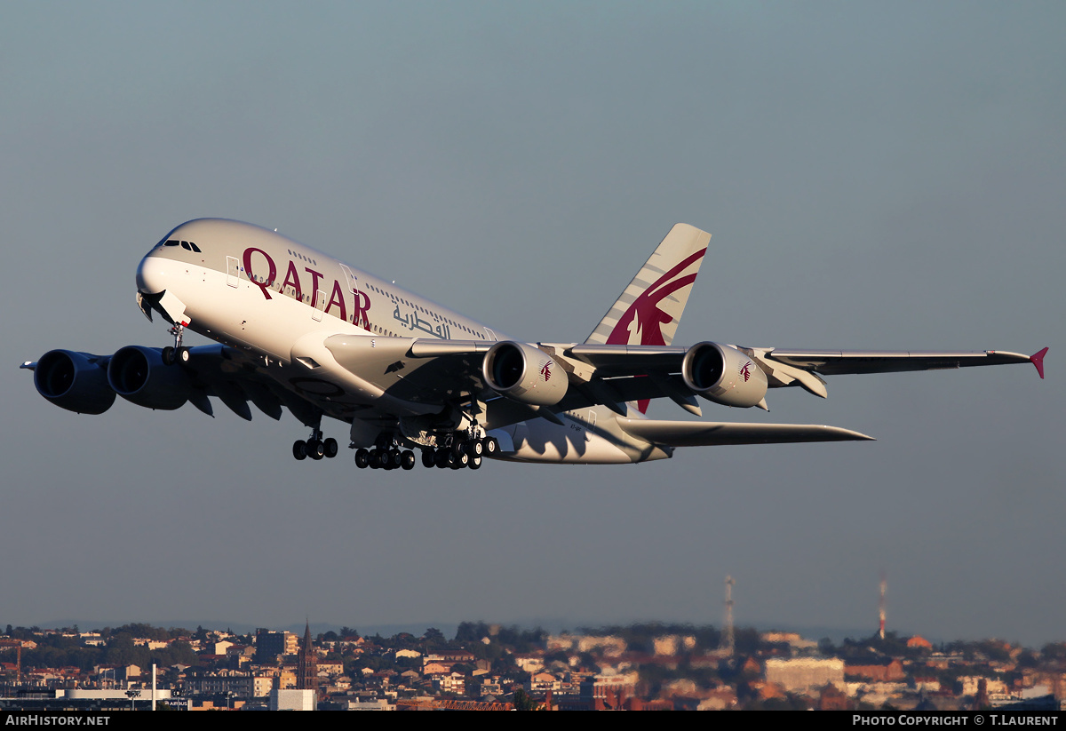 Aircraft Photo of A7-APF | Airbus A380-861 | Qatar Airways | AirHistory.net #203530