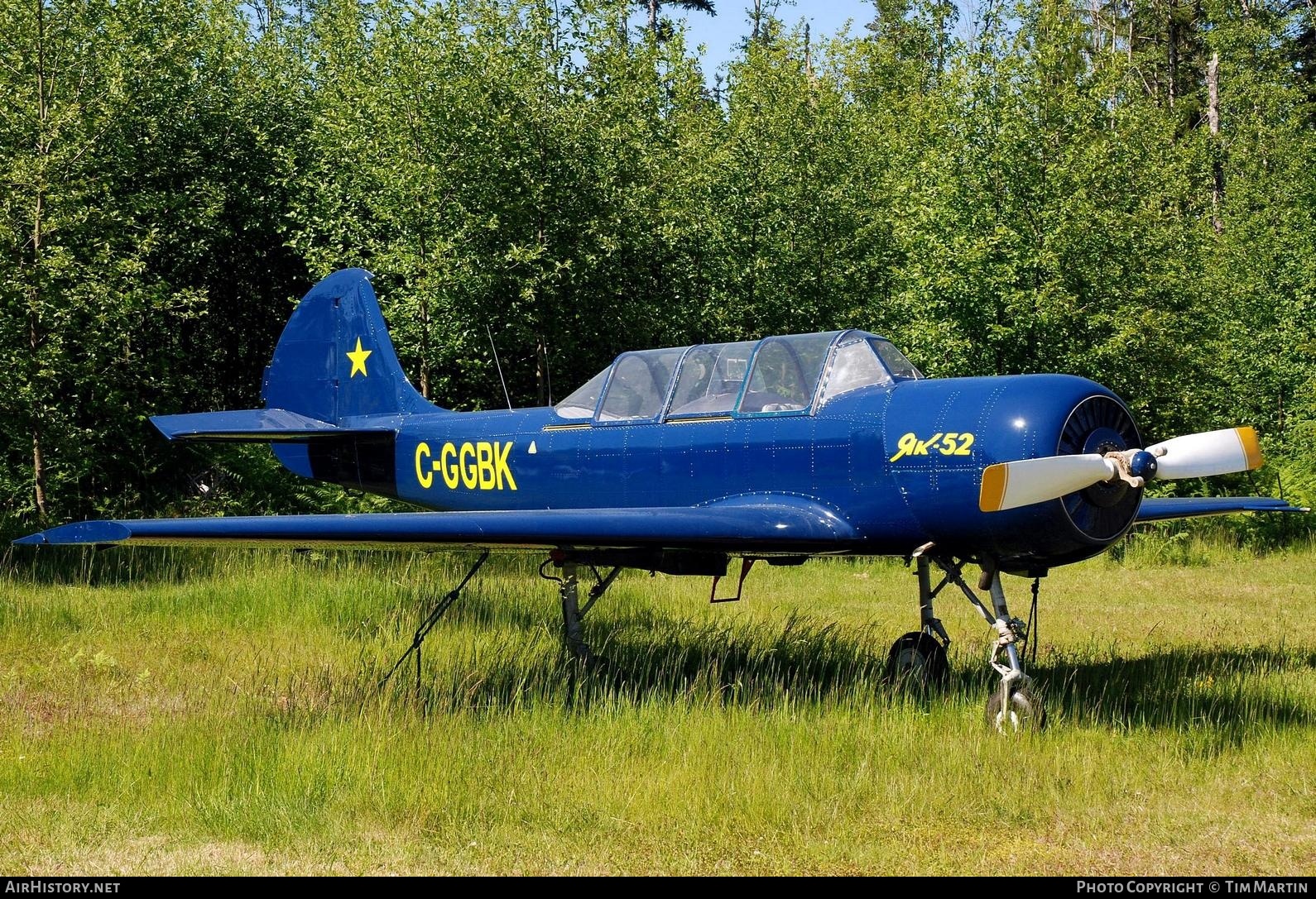Aircraft Photo of C-GGBK | Yakovlev Yak-52 | AirHistory.net #203563