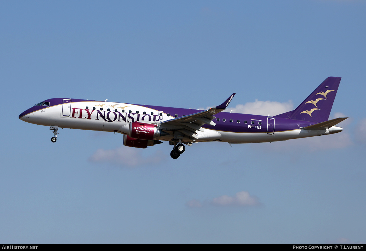Aircraft Photo of PH-FNS | Embraer 190LR (ERJ-190-100LR) | FlyNonstop | AirHistory.net #203591