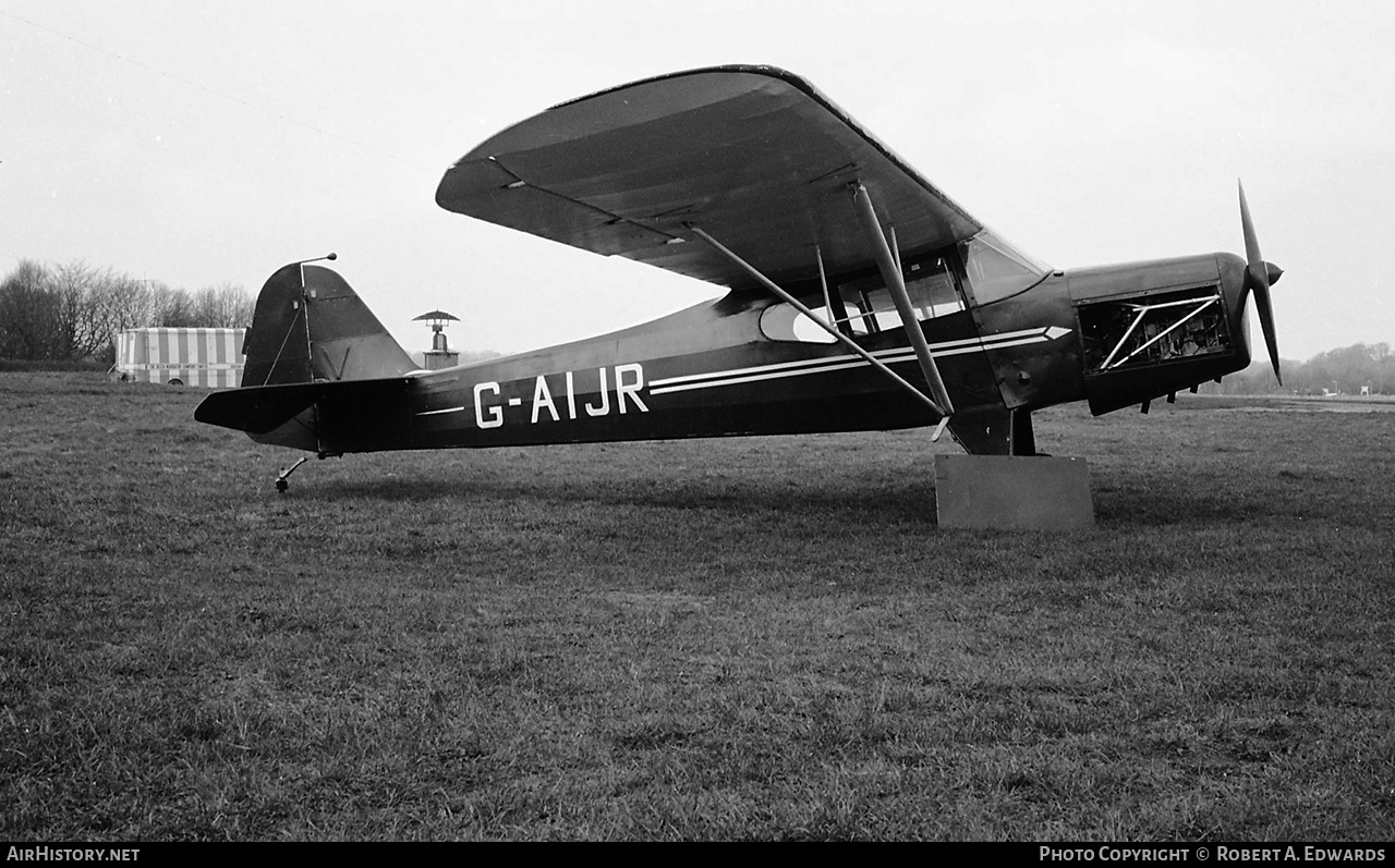 Aircraft Photo of G-AIJR | Auster J-4 | AirHistory.net #203612