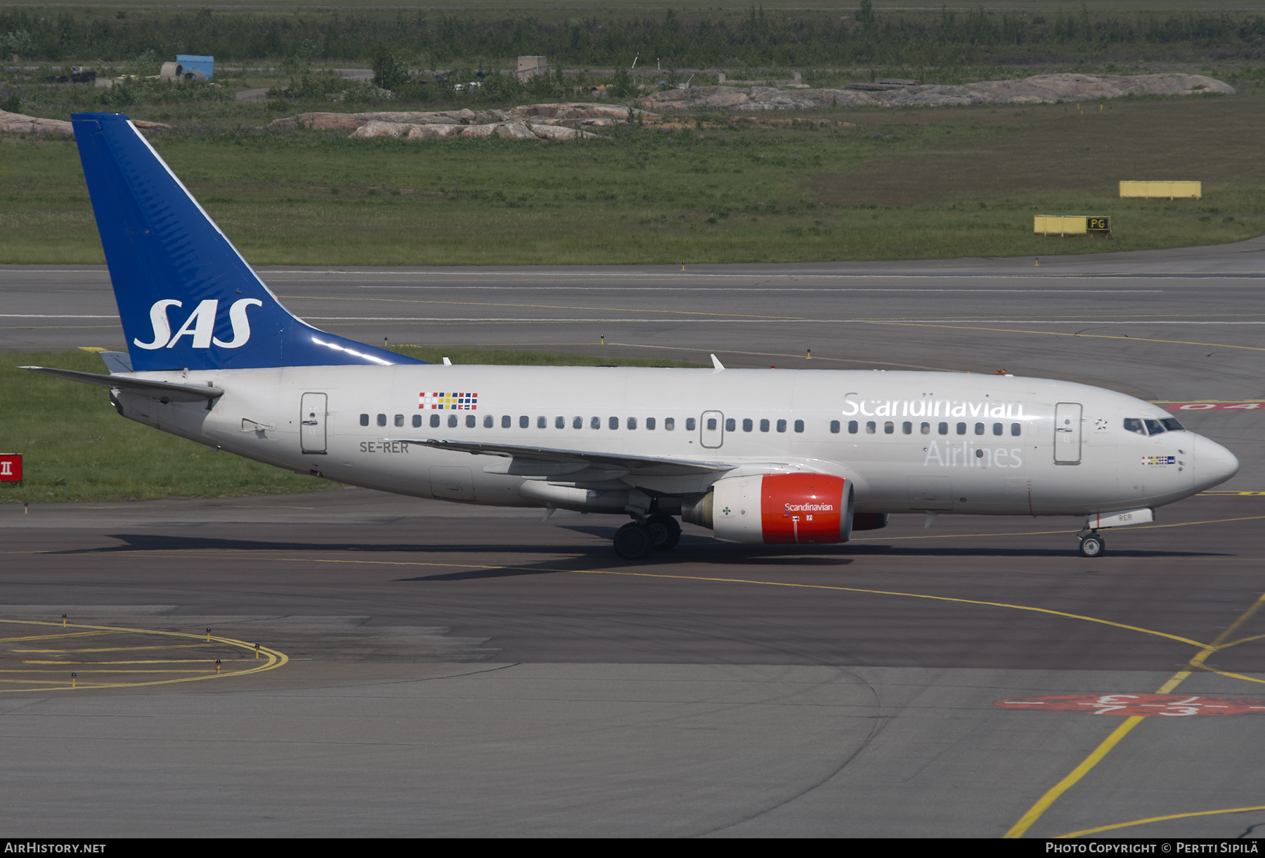 Aircraft Photo of SE-RER | Boeing 737-7BX | Scandinavian Airlines - SAS | AirHistory.net #203640