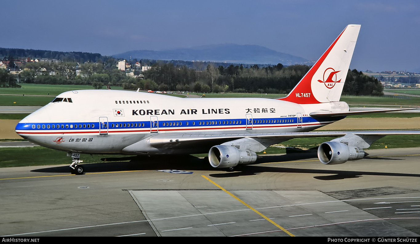 Aircraft Photo of HL7457 | Boeing 747SP-B5 | Korean Air Lines | AirHistory.net #203650