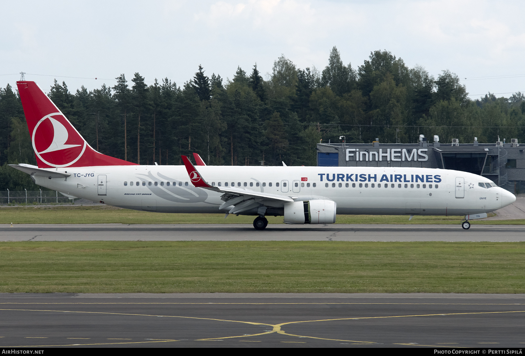 Aircraft Photo of TC-JYG | Boeing 737-9F2/ER | Turkish Airlines | AirHistory.net #203706