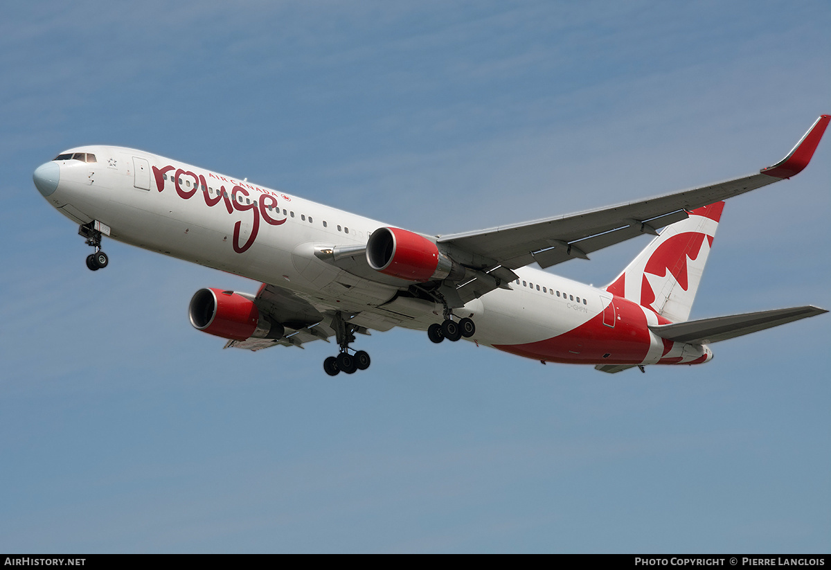 Aircraft Photo of C-GHPN | Boeing 767-33A/ER | Air Canada Rouge | AirHistory.net #203717