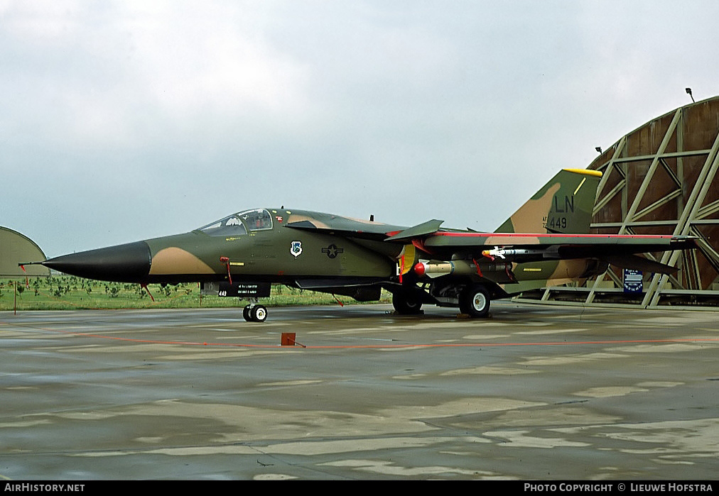 Aircraft Photo of 72-1449 / AF72-449 | General Dynamics F-111F Aardvark | USA - Air Force | AirHistory.net #203719