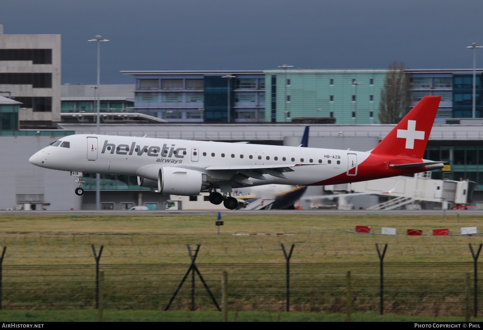 Aircraft Photo of HB-AZB | Embraer 190-E2 (ERJ-190-300) | Helvetic Airways | AirHistory.net #203730