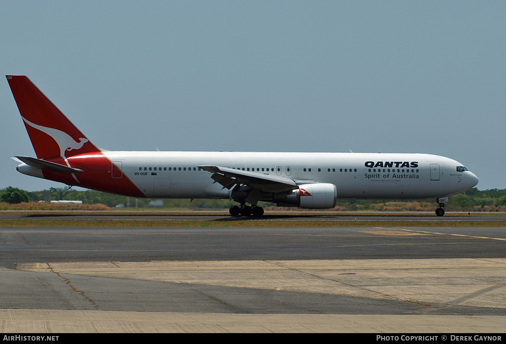 Aircraft Photo of VH-OGR | Boeing 767-338/ER(BDSF) | Qantas | AirHistory.net #203743