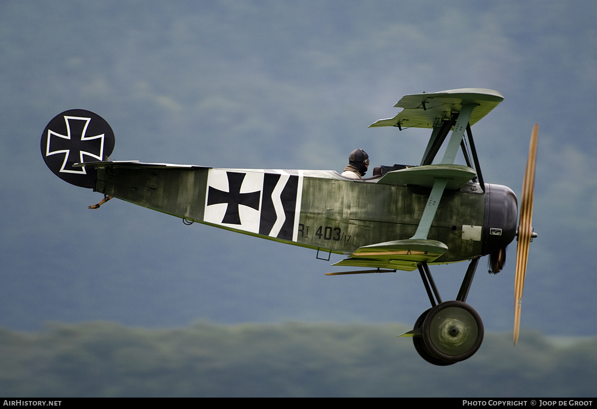 Aircraft Photo of SE-XXZ / 403/17 | Fokker Dr.1 (replica) | Germany - Air Force | AirHistory.net #203757