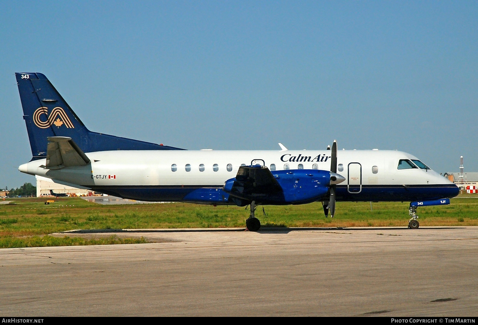 Aircraft Photo of C-GTJY | Saab 340B | Calm Air | AirHistory.net #203760