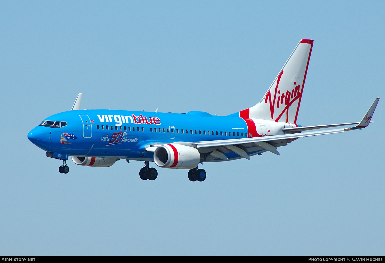Aircraft Photo of VH-VBY | Boeing 737-7FE | Virgin Blue Airlines | AirHistory.net #203787