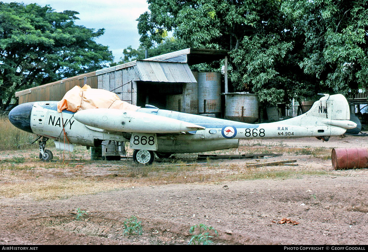 Aircraft Photo of N4-904 | De Havilland D.H. 112 Sea Venom FAW53 | Australia - Navy | AirHistory.net #203824