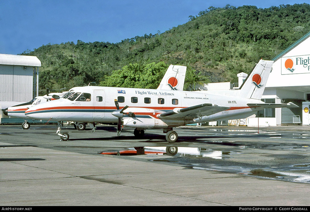 Aircraft Photo of VH-XTL | Embraer EMB-110P1 Bandeirante | Flight West Airlines | AirHistory.net #203839