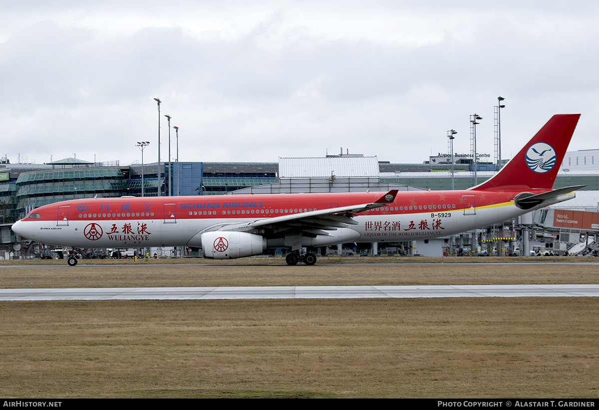 Aircraft Photo of B-5929 | Airbus A330-343E | Sichuan Airlines | AirHistory.net #203863