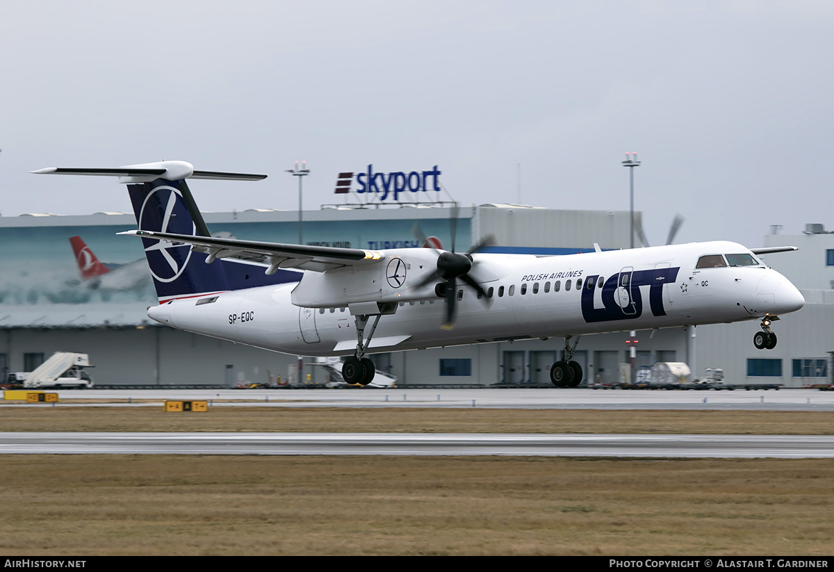 Aircraft Photo of SP-EQC | Bombardier DHC-8-402 Dash 8 | LOT Polish Airlines - Polskie Linie Lotnicze | AirHistory.net #203866