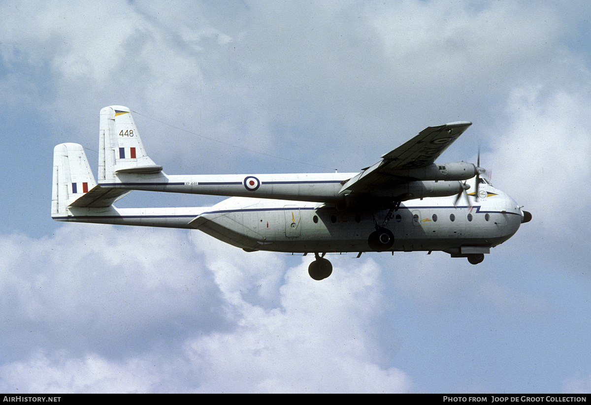 Aircraft Photo of XP448 | Armstrong Whitworth AW-660 Argosy E.1 | UK - Air Force | AirHistory.net #203878