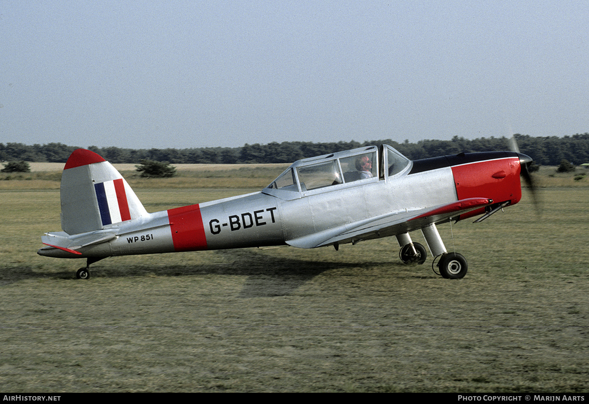 Aircraft Photo of G-BDET / WP851 | De Havilland Canada DHC-1 Chipmunk Mk22 | UK - Air Force | AirHistory.net #203920