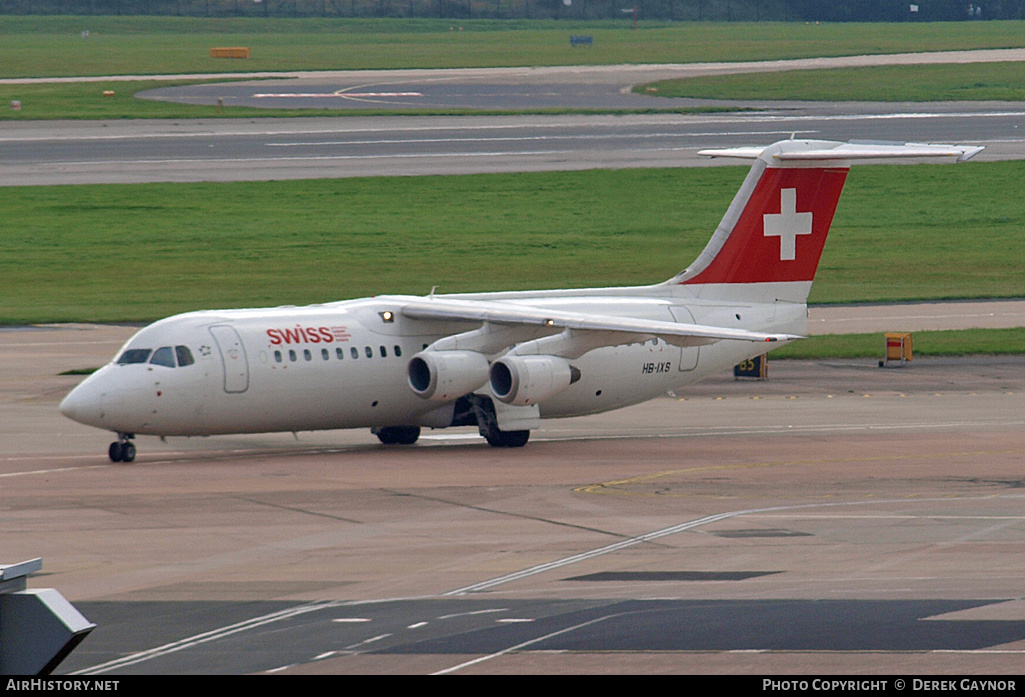 Aircraft Photo of HB-IXS | BAE Systems Avro 146-RJ100 | Swiss International Air Lines | AirHistory.net #203952