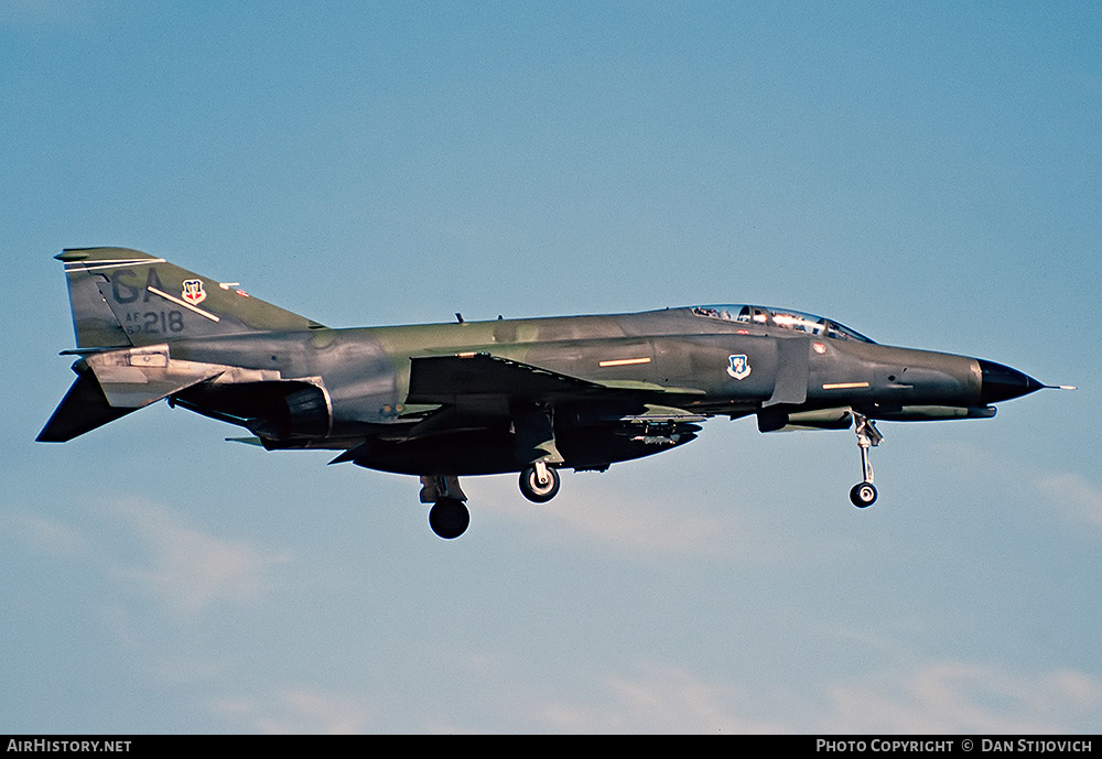 Aircraft Photo of 67-0218 / AF67-218 | McDonnell Douglas F-4E Phantom II | USA - Air Force | AirHistory.net #203983