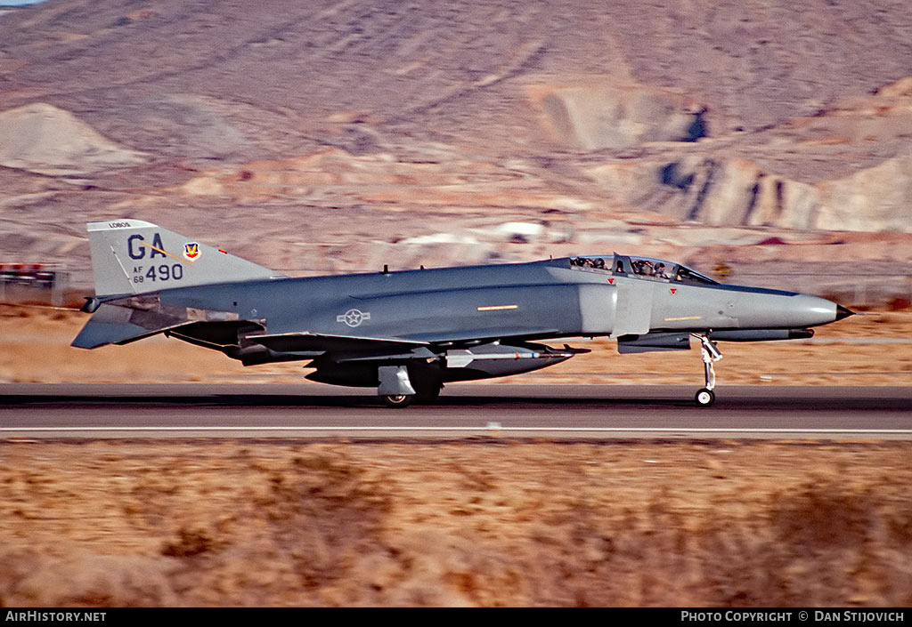 Aircraft Photo of 68-0490 / AF68-490 | McDonnell Douglas F-4E Phantom II | USA - Air Force | AirHistory.net #204002
