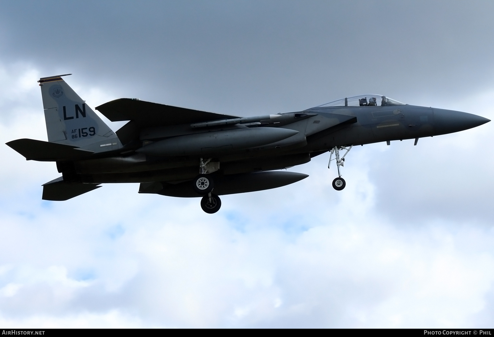 Aircraft Photo of 86-0159 / AF86-159 | McDonnell Douglas F-15C Eagle | USA - Air Force | AirHistory.net #204019