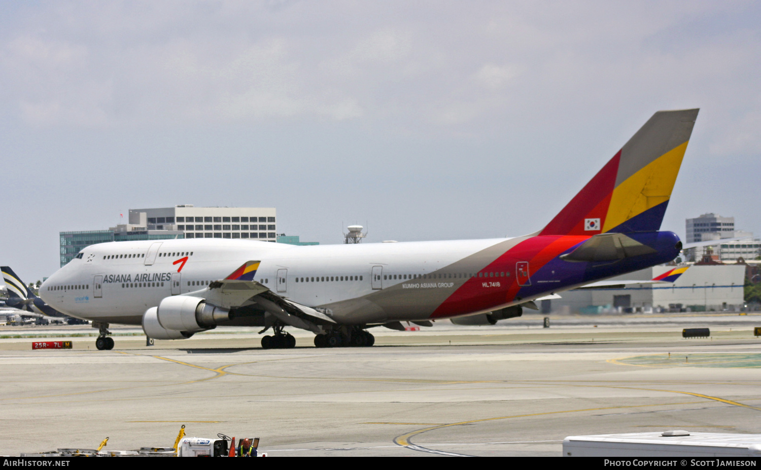Aircraft Photo of HL7418 | Boeing 747-48E | Asiana Airlines | AirHistory.net #204031
