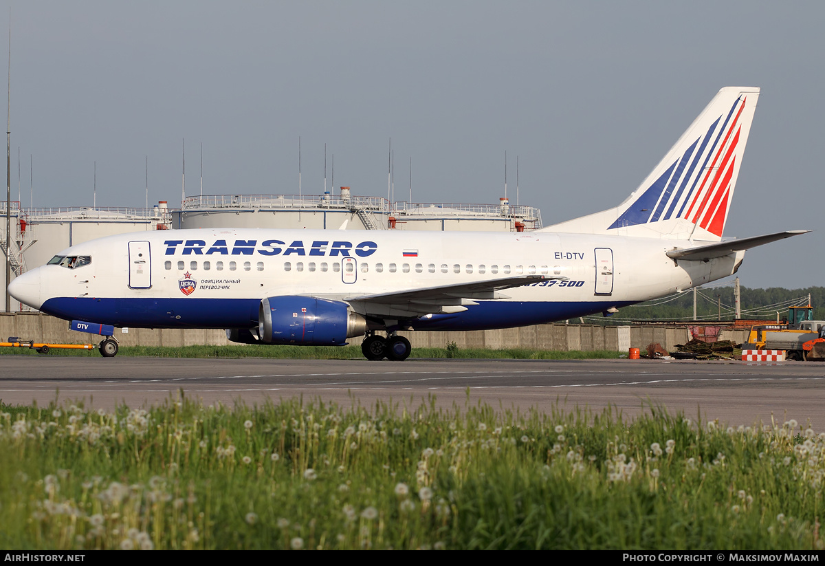 Aircraft Photo of EI-DTV | Boeing 737-5Y0 | Transaero Airlines | AirHistory.net #204037