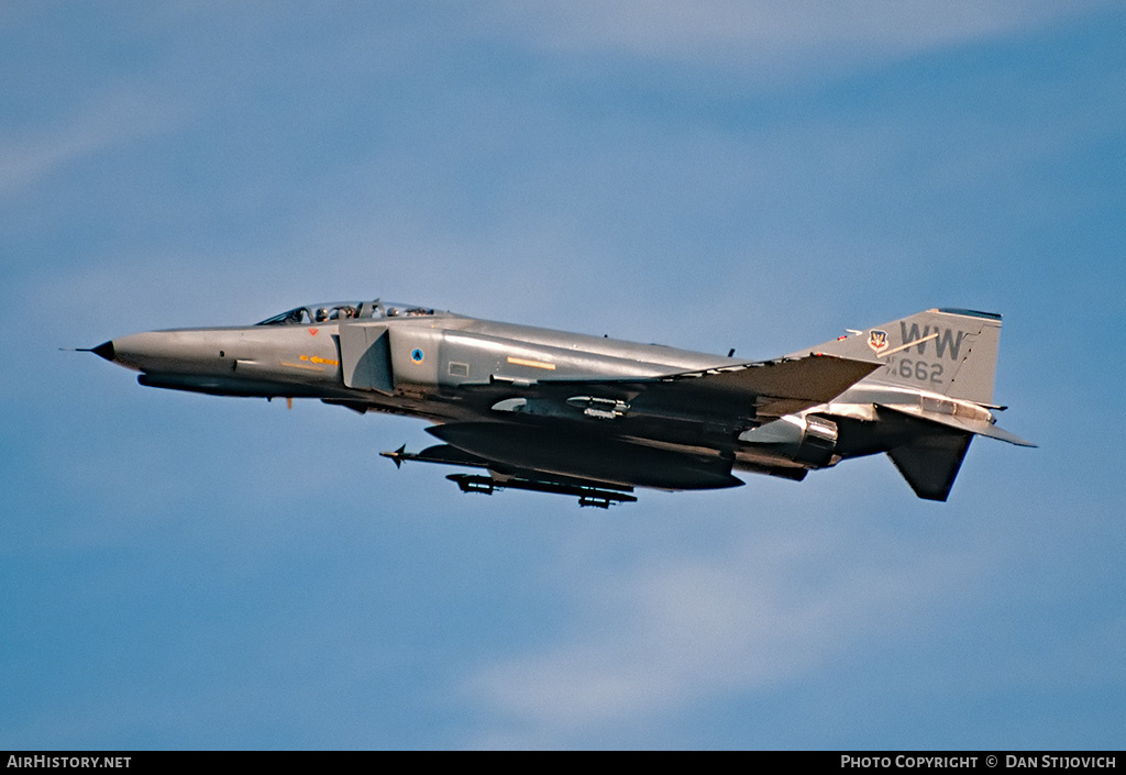 Aircraft Photo of 74-0662 / AF74-662 | McDonnell Douglas F-4E Phantom II | USA - Air Force | AirHistory.net #204067