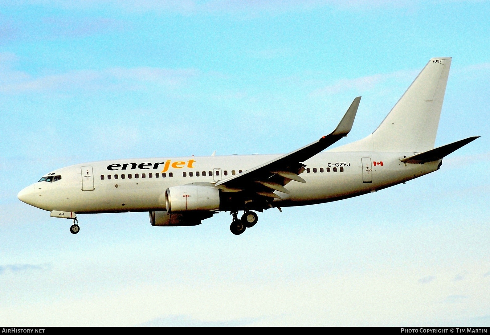 Aircraft Photo of C-GZEJ | Boeing 737-73V | Enerjet | AirHistory.net #204070