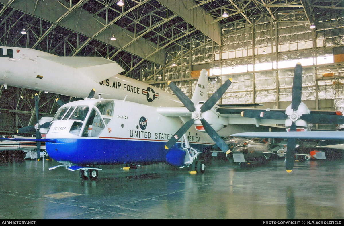 Aircraft Photo of NASA 522 | Vought/Hiller/Ryan XC-142A | NASA - National Aeronautics and Space Administration | AirHistory.net #204139