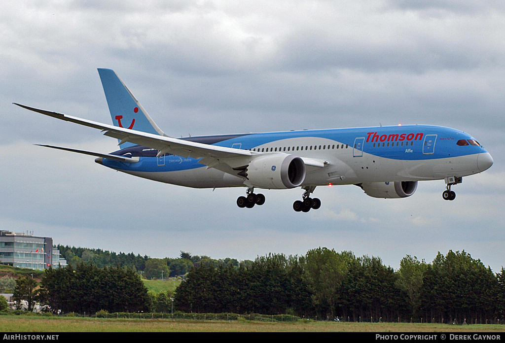 Aircraft Photo of G-TUIB | Boeing 787-8 Dreamliner | Thomson Airways | AirHistory.net #204142