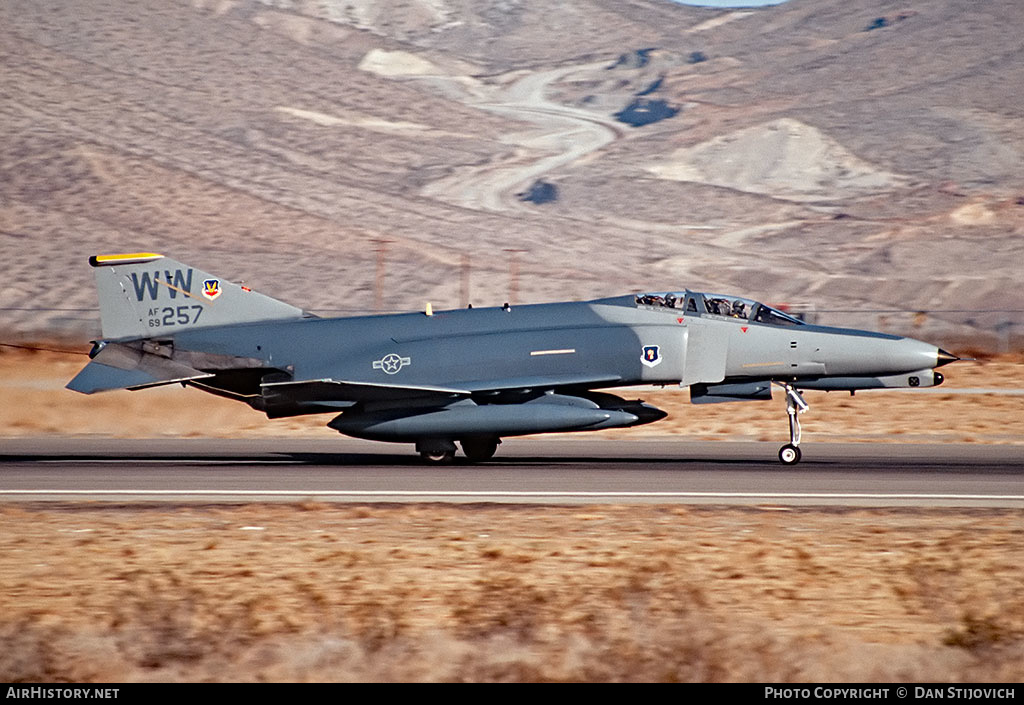 Aircraft Photo of 69-7257 / AF69-257 | McDonnell Douglas F-4G Phantom II | USA - Air Force | AirHistory.net #204143